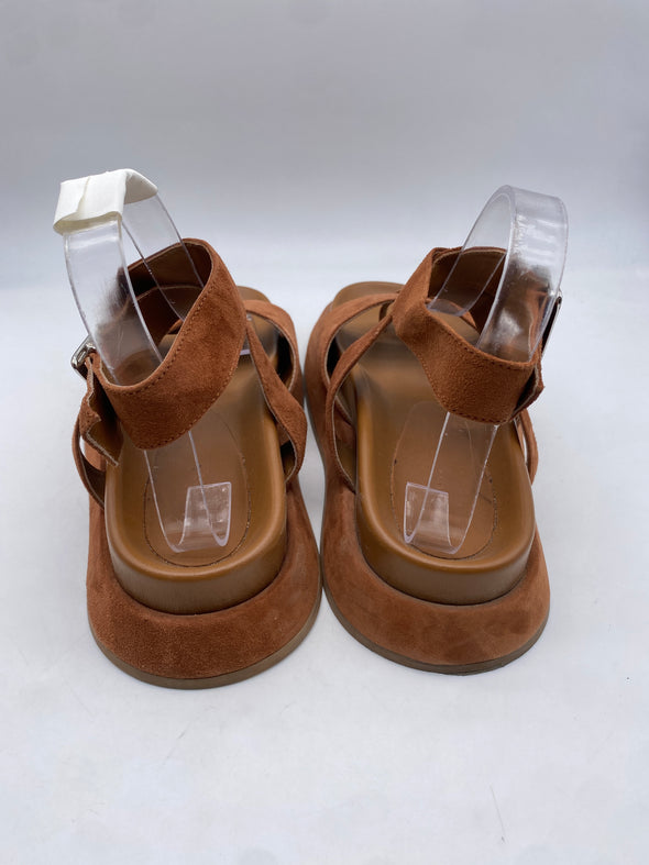 Sandales "Rosie 41" camel en daim