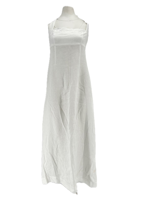 Robe en lin blanche