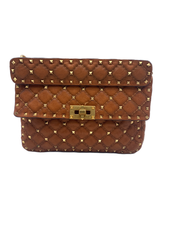 Sac à bandoulière "Rockstud Spike" en cuir