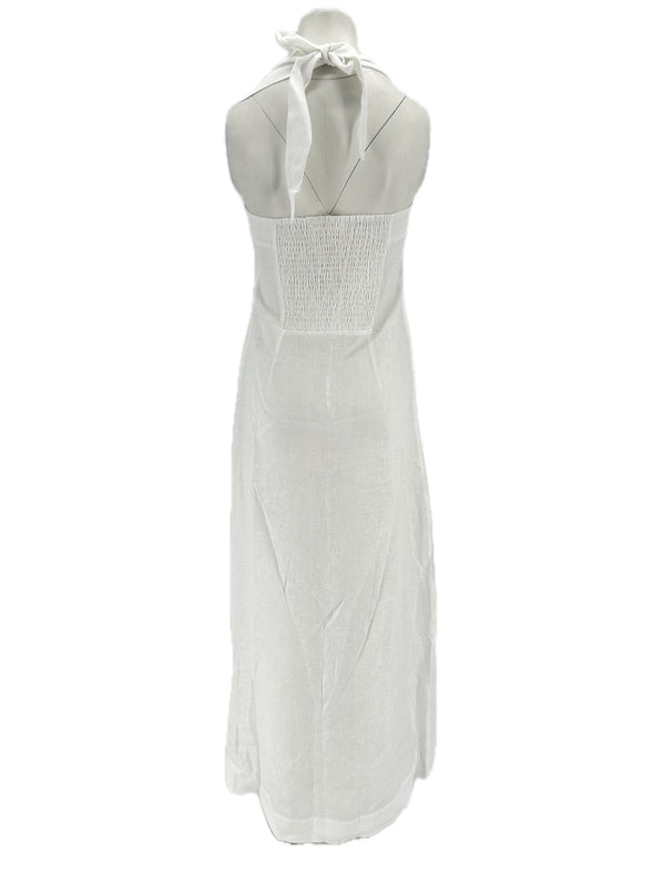 Robe en lin blanche