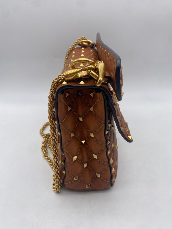 Sac à bandoulière "Rockstud Spike" en cuir