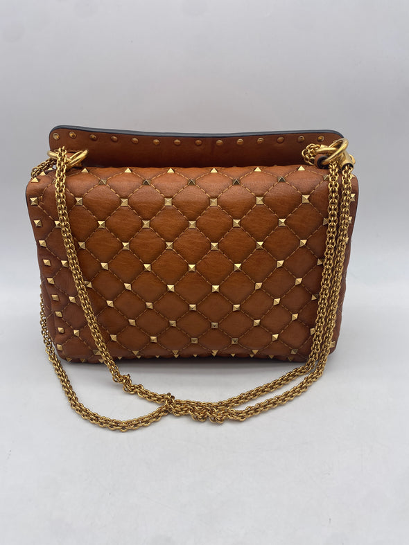 Sac à bandoulière "Rockstud Spike" en cuir