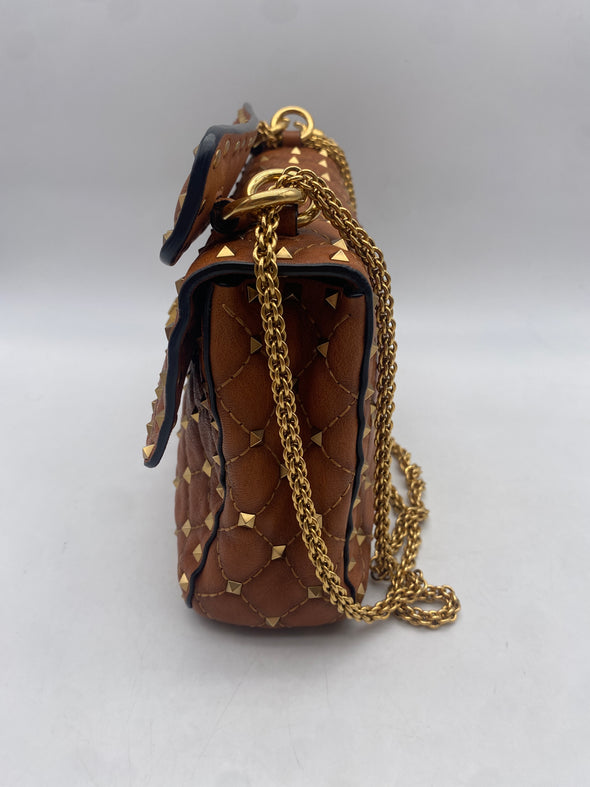 Sac à bandoulière "Rockstud Spike" en cuir