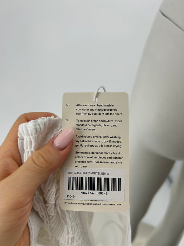 Robe en lin blanche