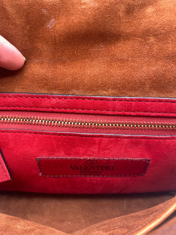 Sac à bandoulière "Rockstud Spike" en cuir