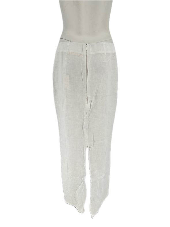 Jupe en lin blanche