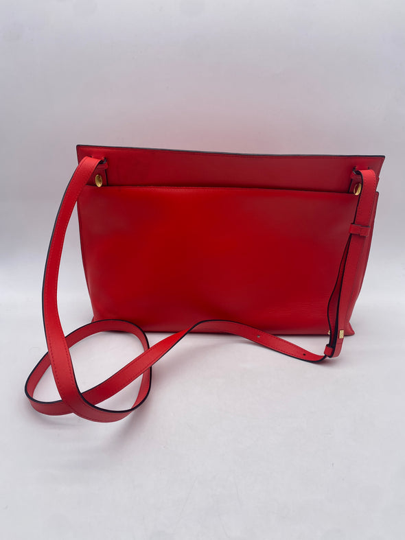 Sac en cuir rouge