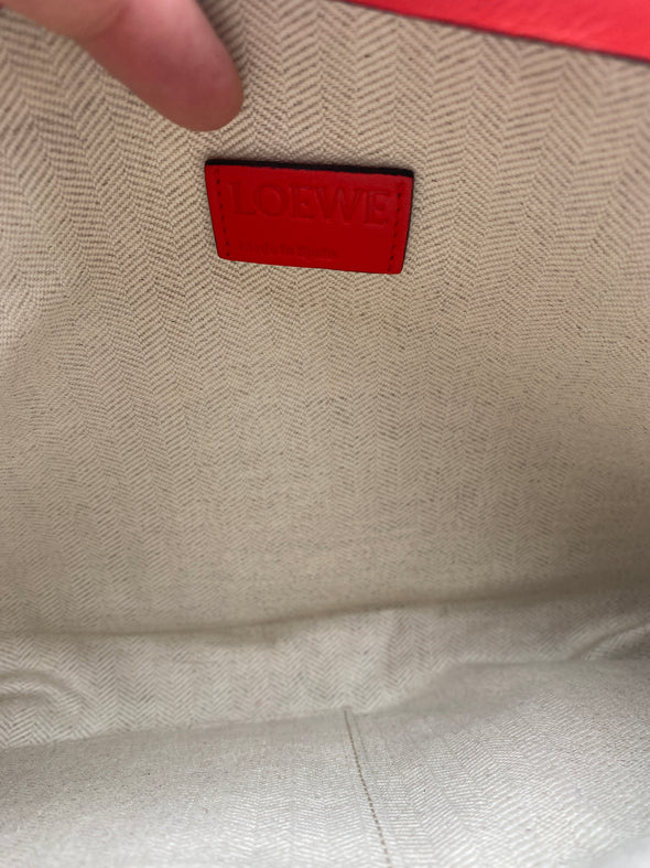 Sac en cuir rouge