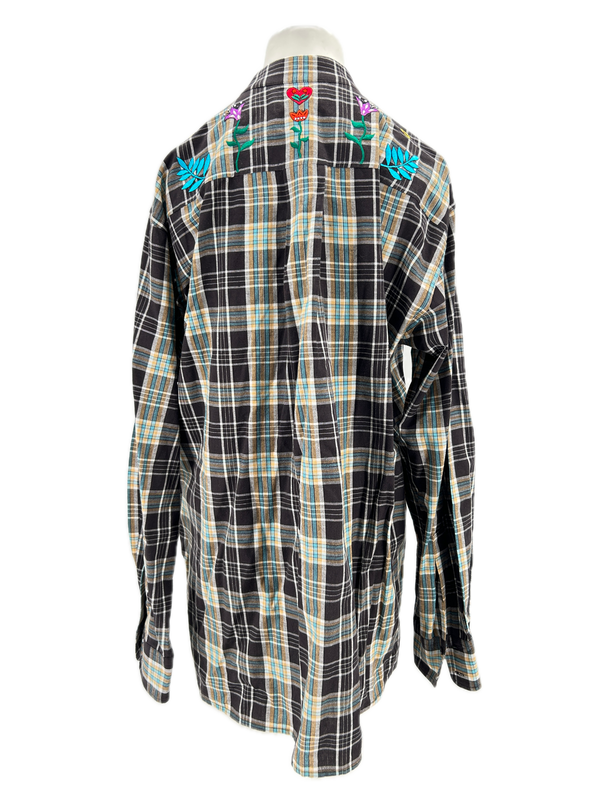 Blouse à carreaux
