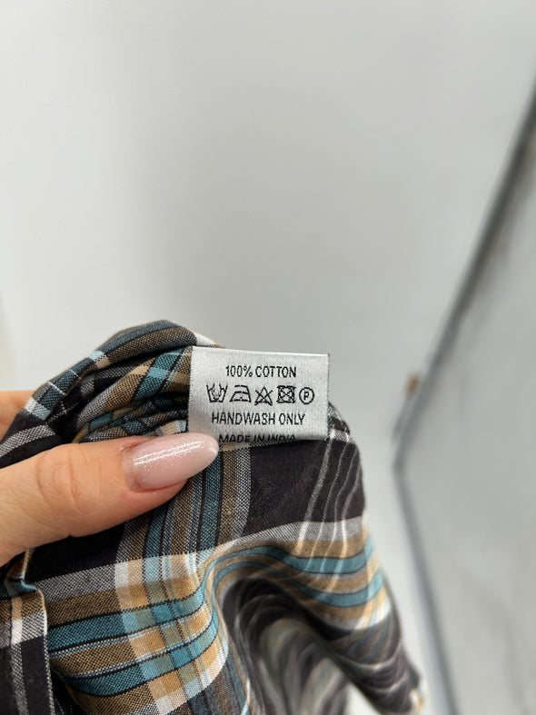 Blouse à carreaux