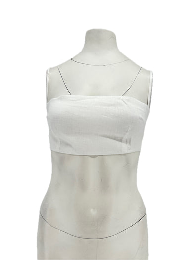 Top bandeau en lin