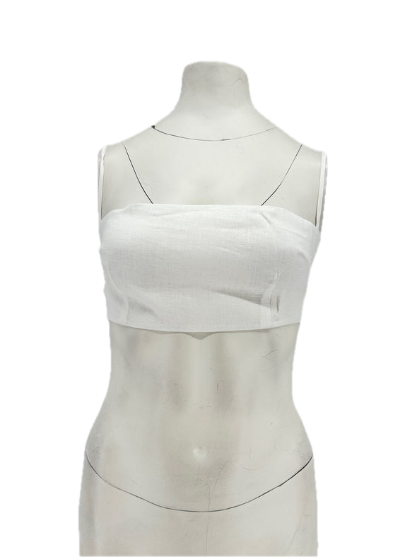 Top bandeau en lin