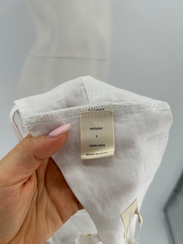 Top bandeau en lin