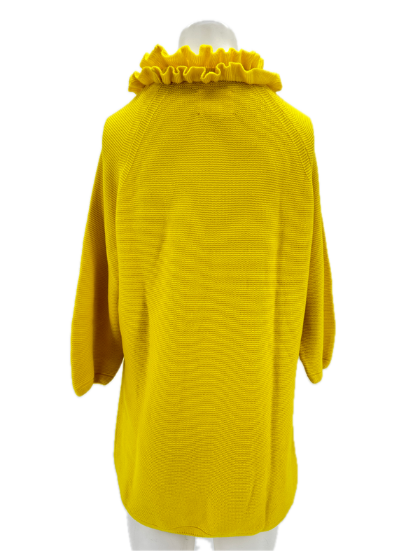 Pull en laine jaune