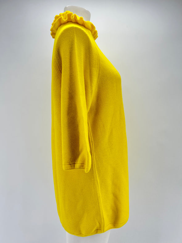 Pull en laine jaune