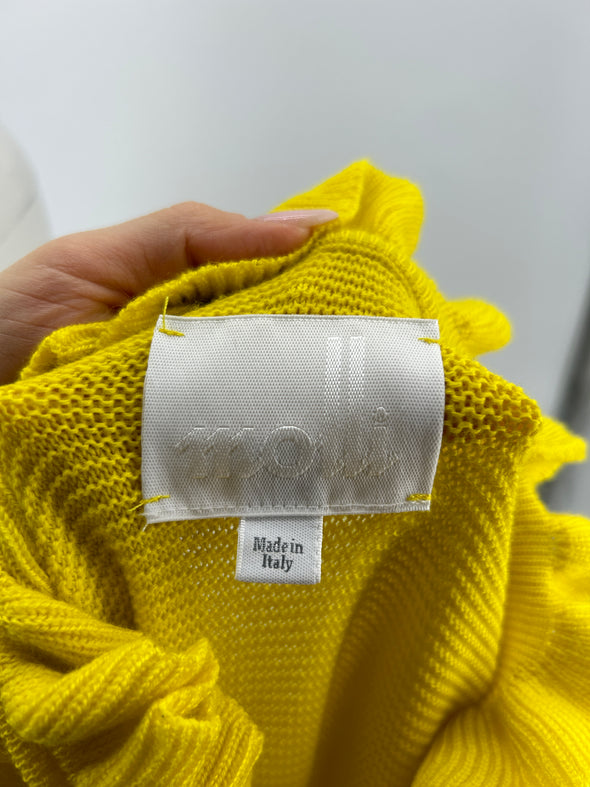 Pull en laine jaune