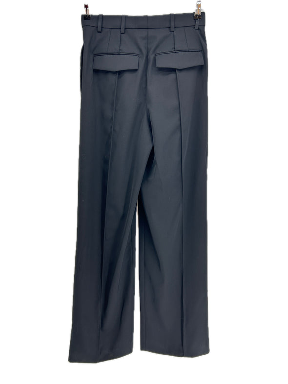 Pantalon en laine noire