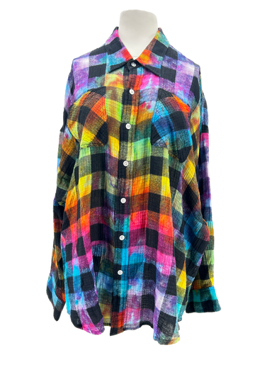 Chemise multicolore