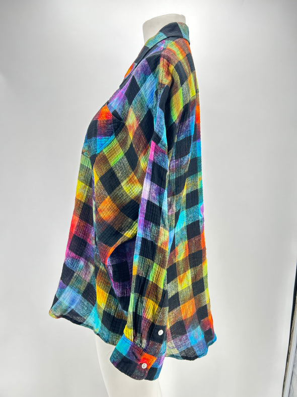 Chemise multicolore