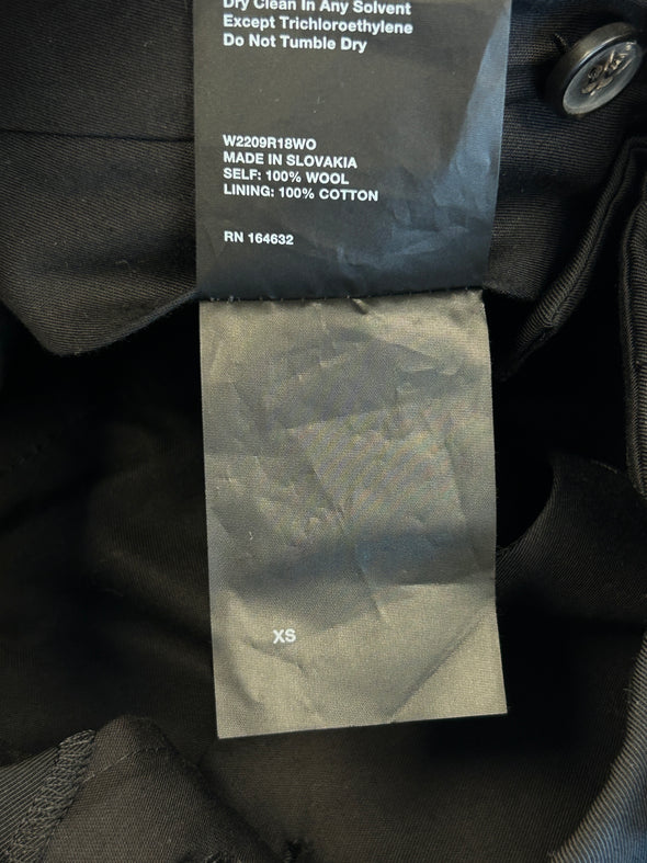 Pantalon en laine noire