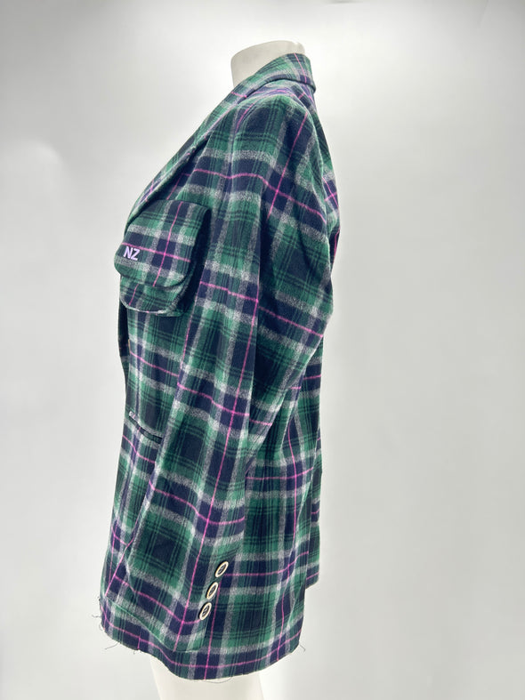 Manteau à carreaux
