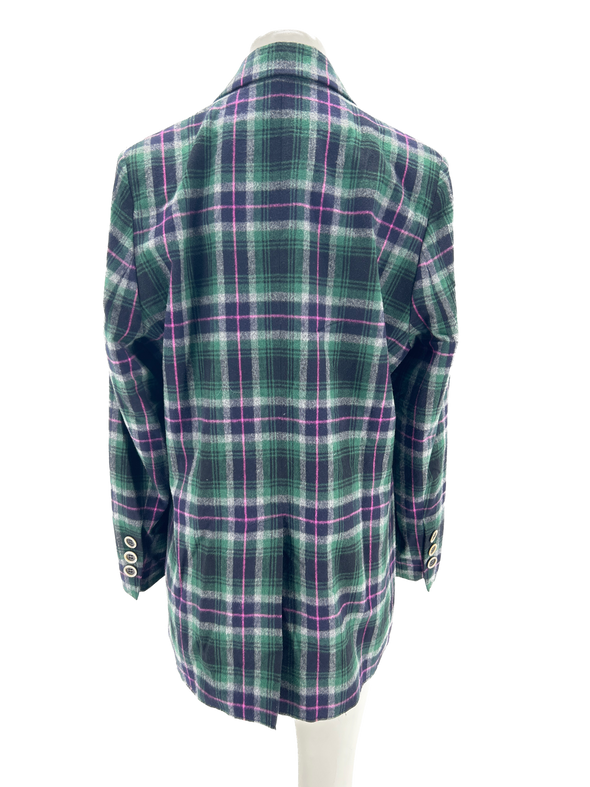 Manteau à carreaux