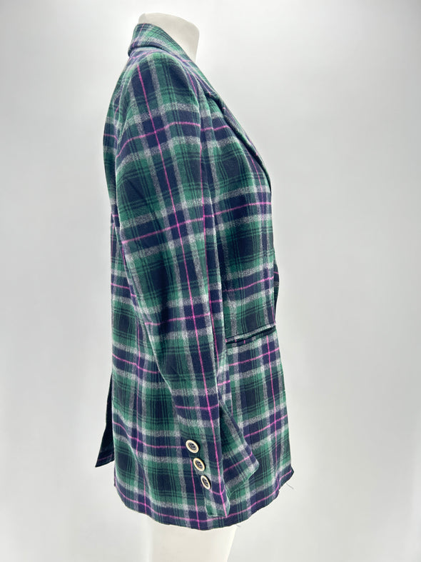 Manteau à carreaux