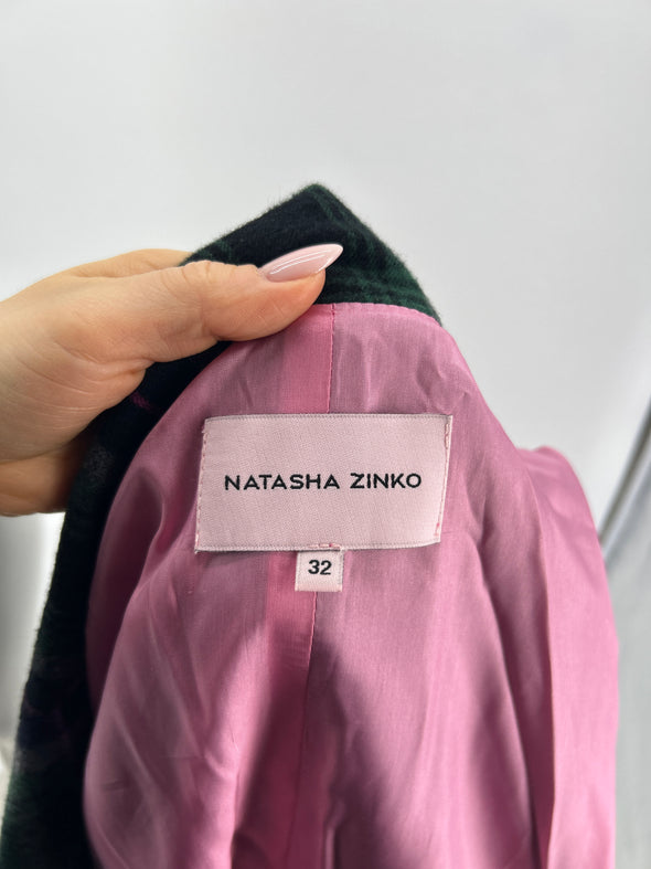 Manteau à carreaux
