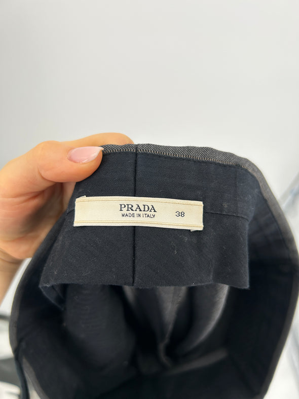 Pantalon à pinces gris