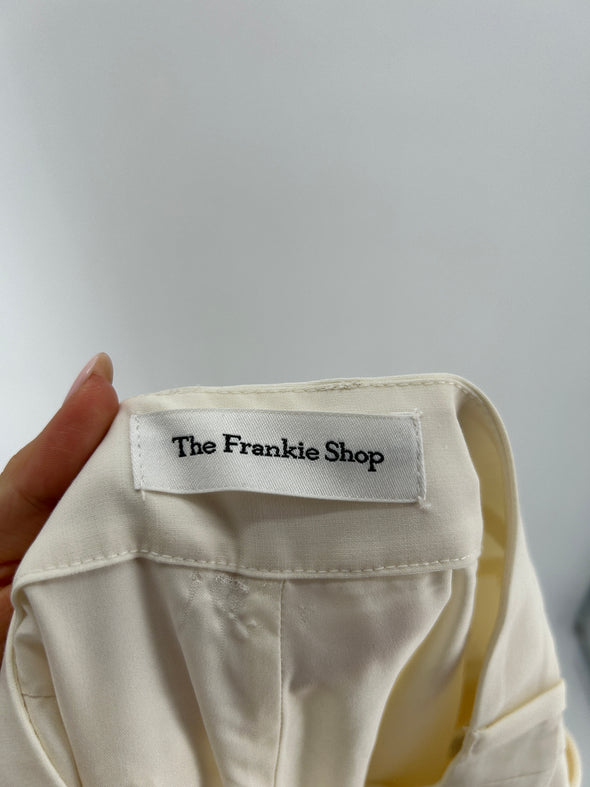 Pantalon en laine mélangée