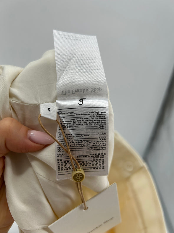 Pantalon en laine mélangée