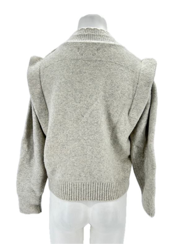 Pull en laine gris