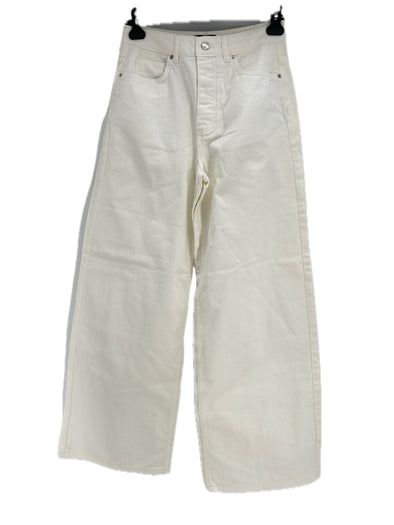 Jean large blanc
