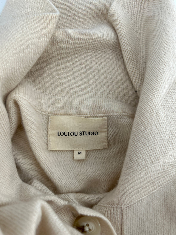 Pull beige manches courtes