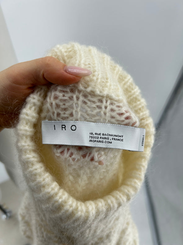 Pull blanc en laine mélangée "Markle"