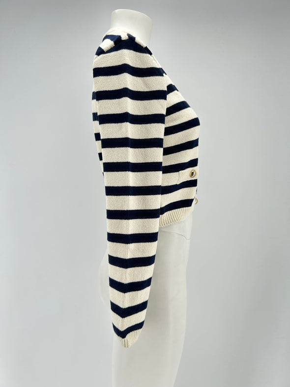 Cardigan bicolore
