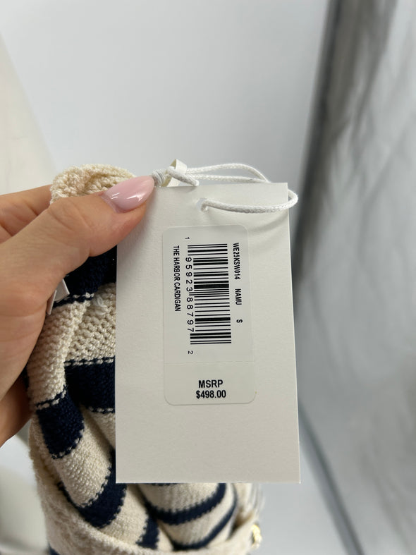 Cardigan bicolore