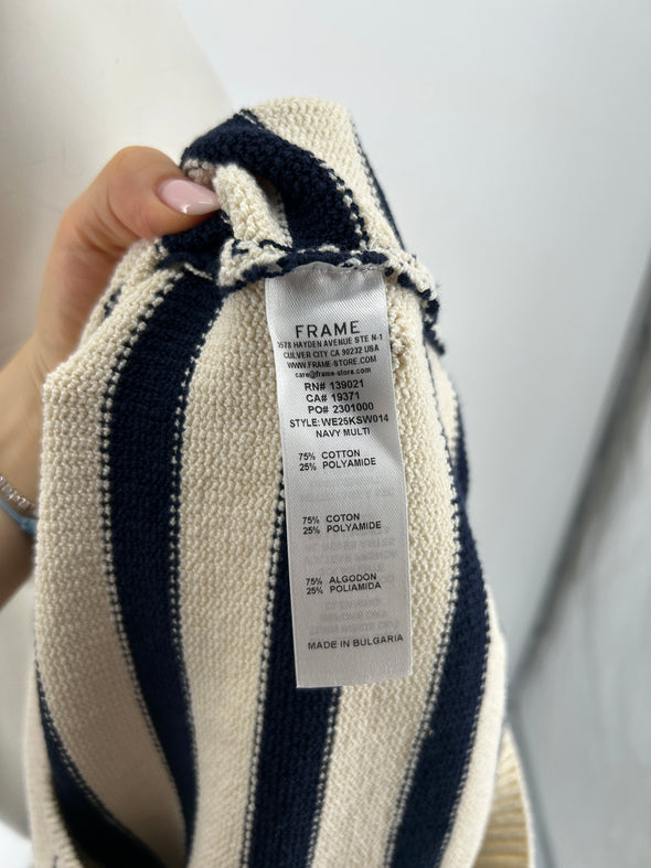 Cardigan bicolore