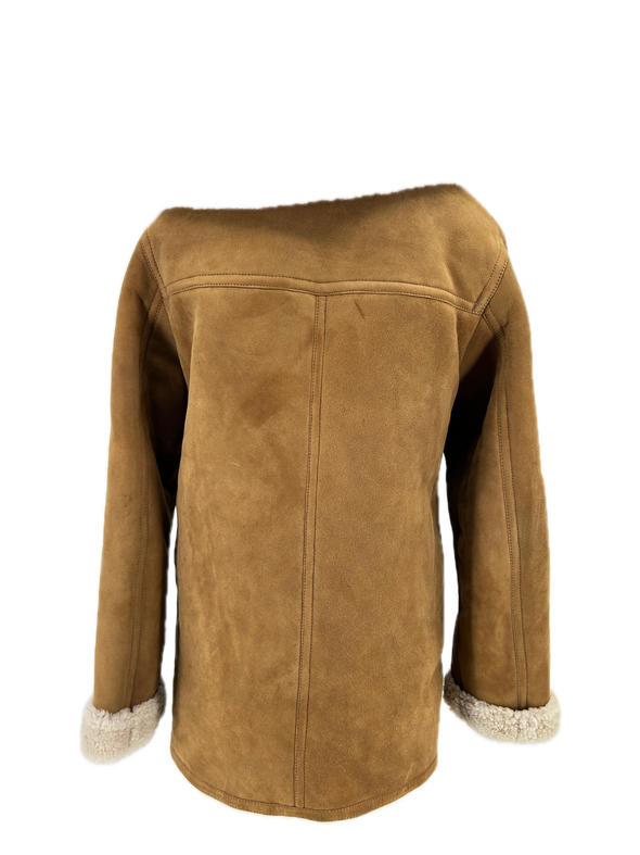Peau lainée camel