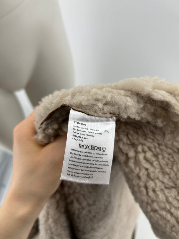 Peau lainée camel