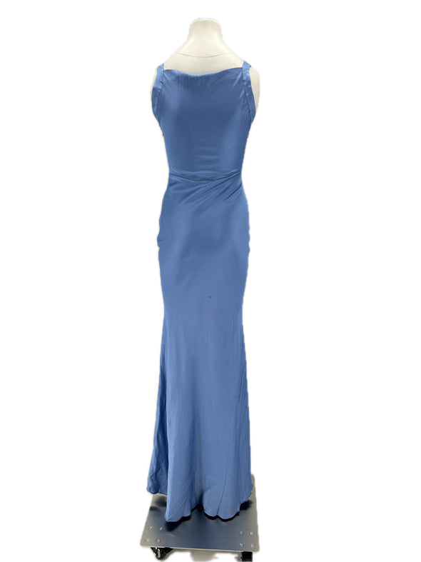 Robe longue bleue