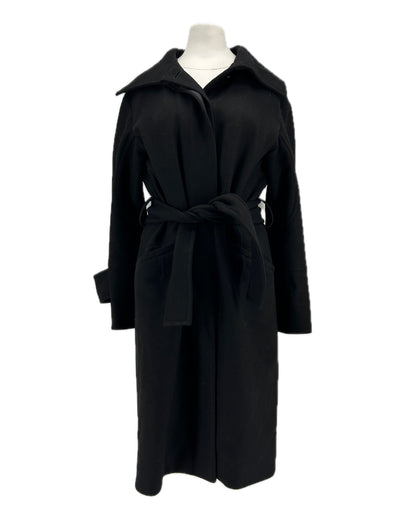 Manteau en laine noir