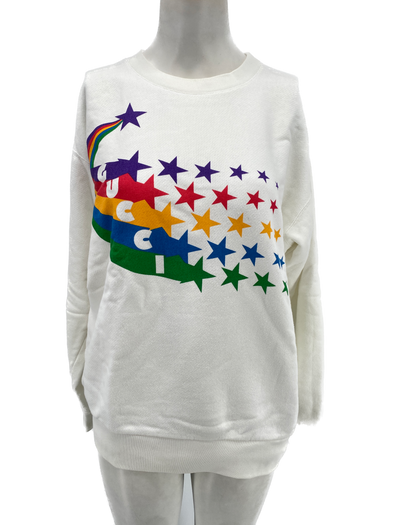 Sweatshirt imprimé multicolore