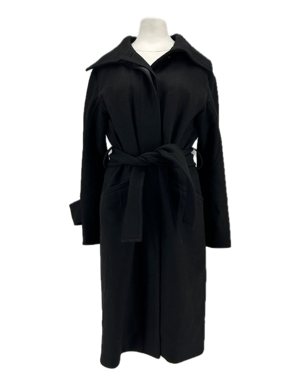 Manteau en laine noir