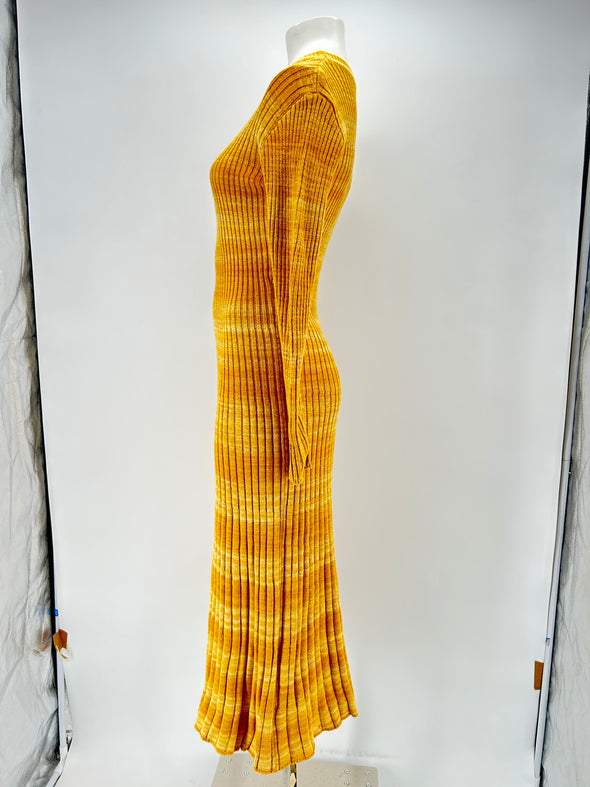 Robe jaune "Manifi"
