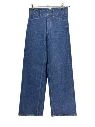 Jean large bleu