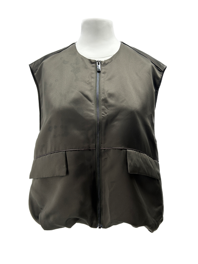 Bomber sans manches kaki "Noeevi"