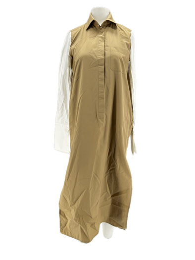 Robe chemise bicolore