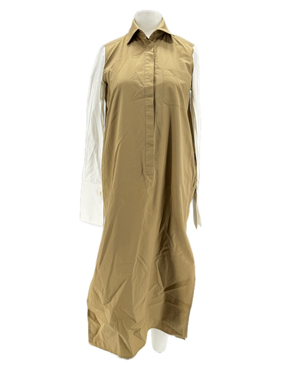 Robe chemise bicolore