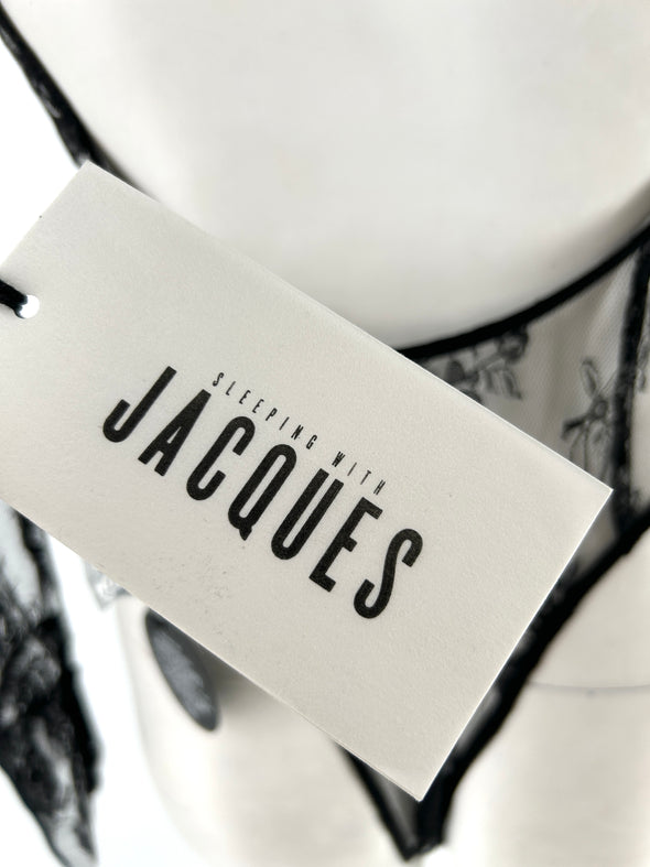 Body noir en dentelle